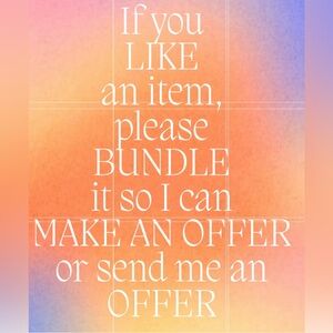 Like it? Bundle it & make an offer or I’ll send you one